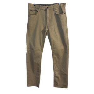 PRE-LOVED IZOD CASUAL KHAKI FLAT FRONT SLACKS SIZE 34X34